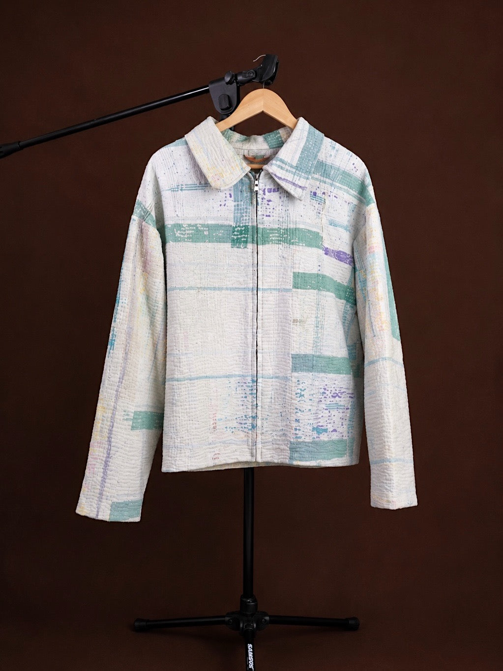 Vintage Quilted Patchwork Jacket “Chalk”