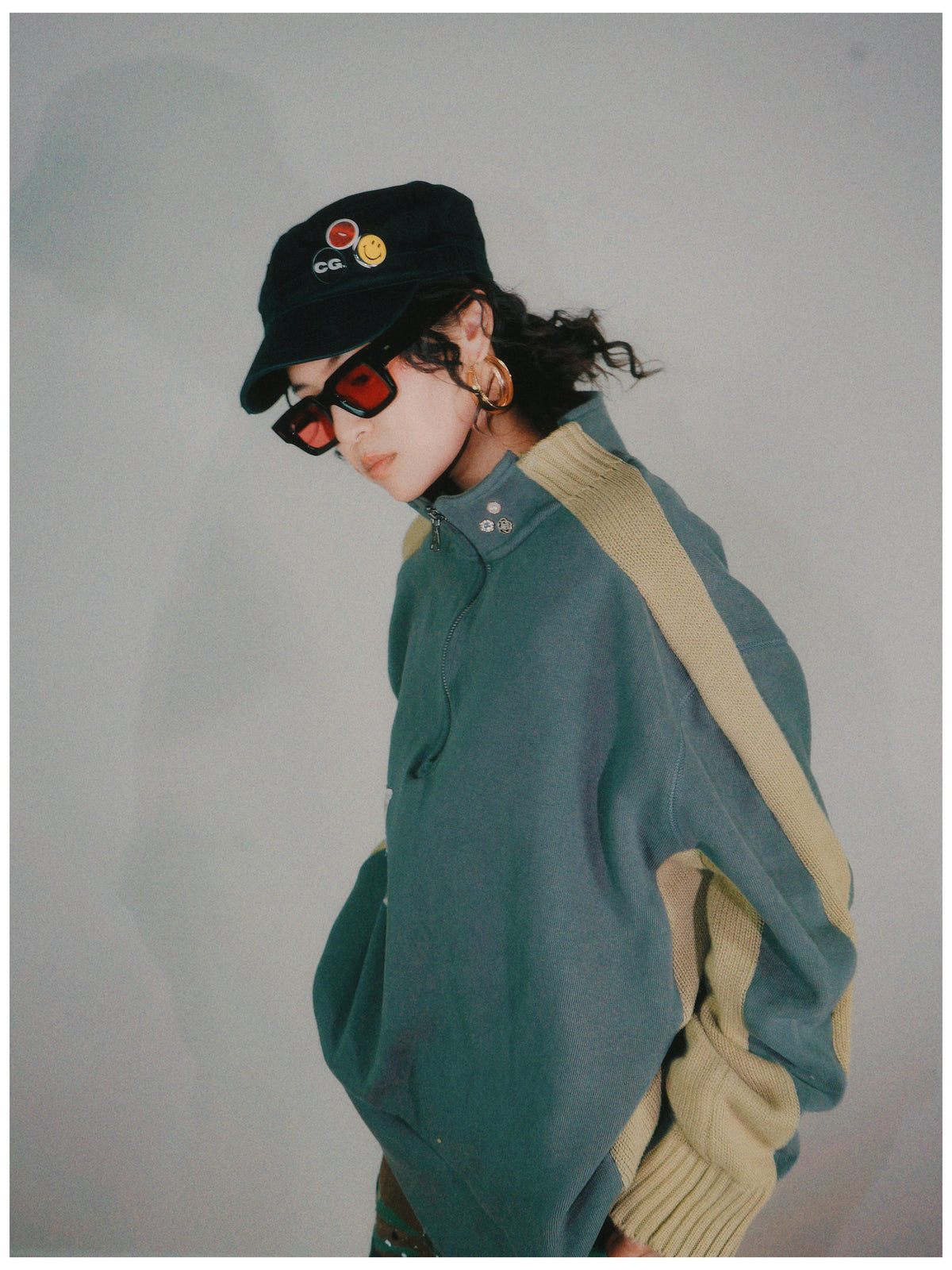 Two Tone Quarter Zip