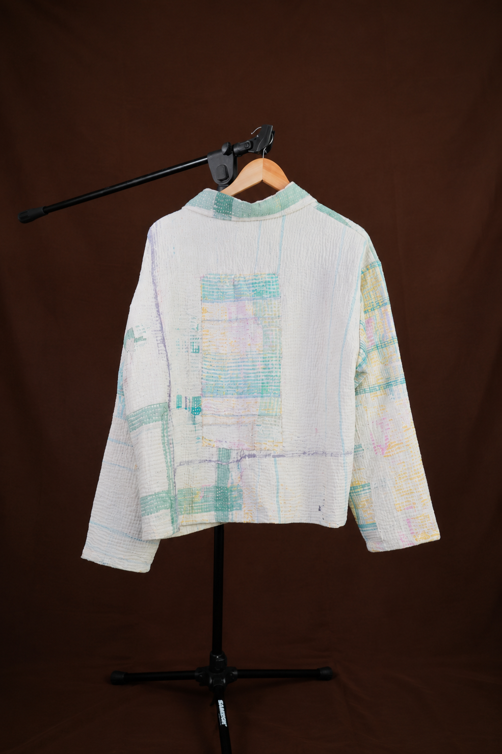 Vintage Quilted Patchwork Jacket “Chalk”
