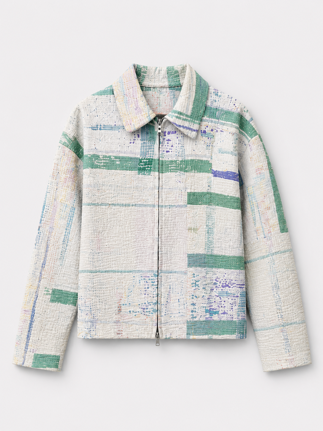 Vintage Quilted Patchwork Jacket “Chalk”