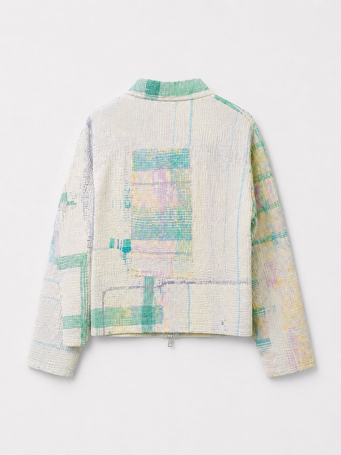 Vintage Quilted Patchwork Jacket “Chalk”